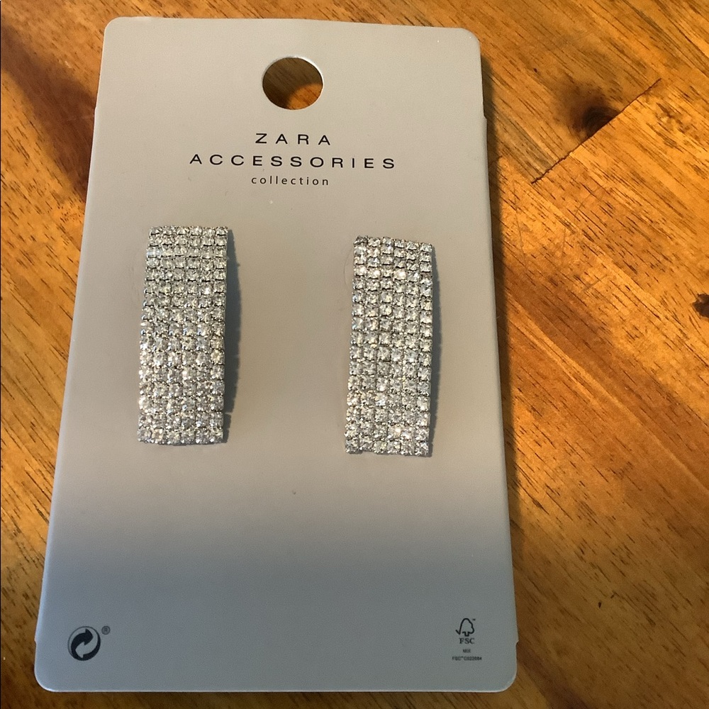Zara rhinestone fashion earrings